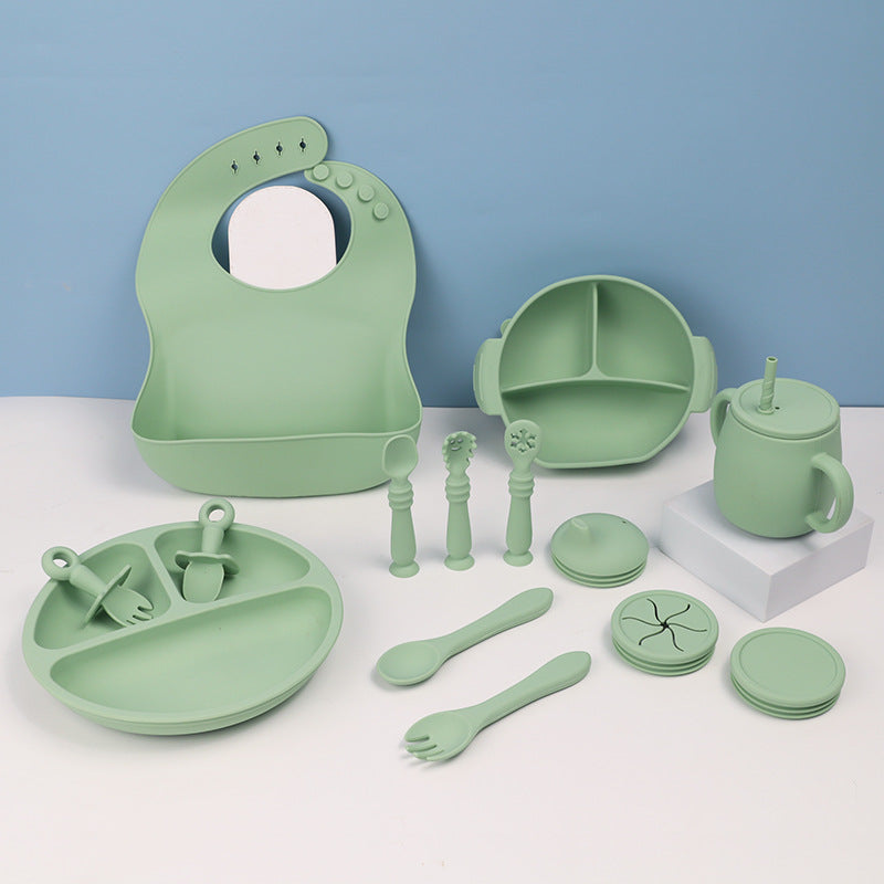 Why Your Baby Deserves the Best: The Silicone Baby Feeding Tableware Set